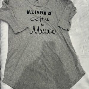 Gray Pajama Dress with Fun Print